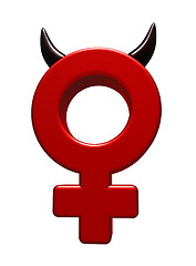 Image showing female devil