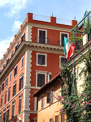 Image showing Urban housing - Rome street scenic
