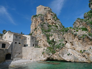 Image showing beach at tonnara