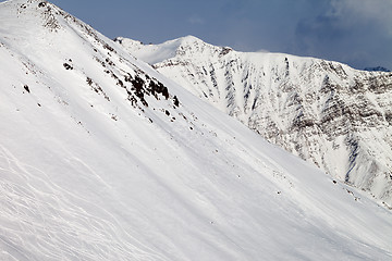 Image showing Ski slope, off-piste