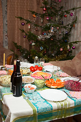 Image showing Festive dinner