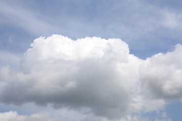 Image showing Fluffy cloud.