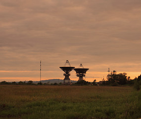 Image showing Outer-space communication locator