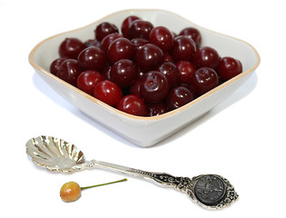 Image showing Cherry dessert