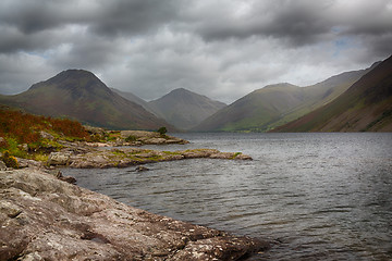 Image showing Wast water in english lake district