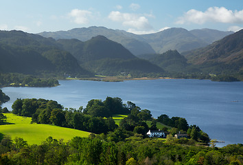 Image showing Derwent Water from Castlehead viewpoint