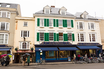 Image showing Famous Blackwell bookstore Oxford University