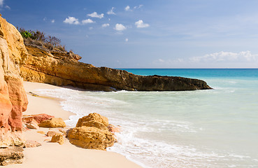 Image showing Cupecoy Beach Sint Maarten