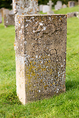 Image showing Gravestone for Nancy Mitford author