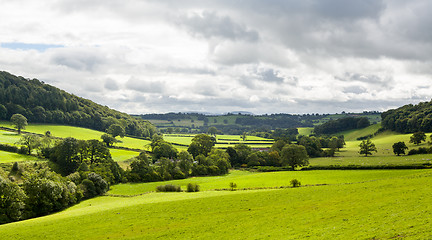 Image showing Panorama of welsh countryside