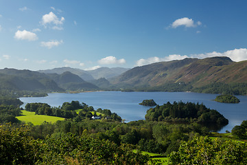 Image showing Derwent Water from Castlehead viewpoint