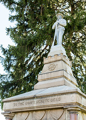 Image showing Confederate cemetery in Fredericksburg VA