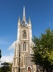 Image showing Unusual tower crown spire in Faversham Kent