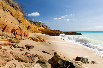 Image showing Cupecoy Beach Sint Maarten