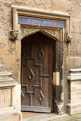 Image showing Entrance to School of Music at Bodeian Library