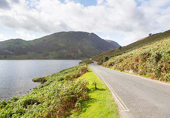 Image showing View over Crummock Water in Lake District