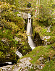 Image showing Small cascades at head of Pistyll Rhaeadr