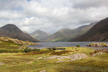 Image showing Wast water in english lake district