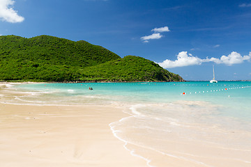 Image showing Glorious beach at Anse Marcel on St Martin