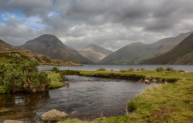 Image showing Wast water in english lake district