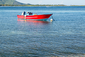 Image showing Baie de L'Embouchure boats in water