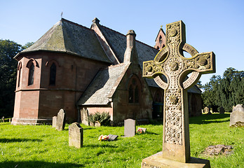 Image showing St Hilary Church Erbistock by River Dee