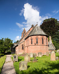 Image showing St Hilary Church Erbistock by River Dee