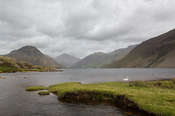 Image showing Wast water in english lake district