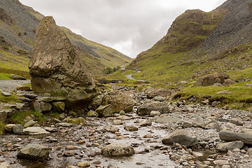 Image showing Honister Pass in Lake District in stream