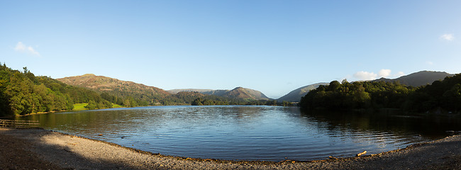 Image showing Grasmere at dawn in Lake District