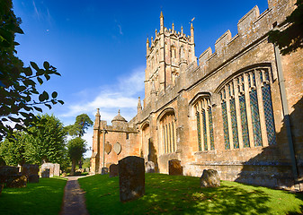 Image showing Church and graveyard in Chipping Campden