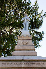 Image showing Confederate cemetery in Fredericksburg VA