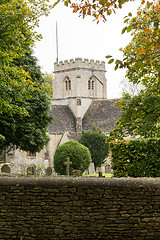 Image showing Minster Lovell in Cotswold district of England