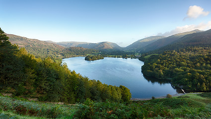 Image showing Grasmere at dawn in Lake District