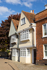 Image showing Elizabethan houses in Faversham Kent