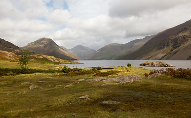 Image showing Wast water in english lake district