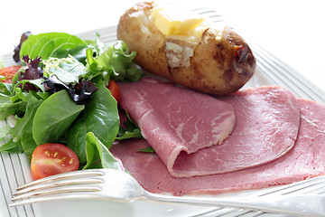 Image showing Corned beef salad