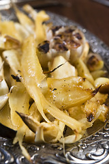 Image showing Grilled parsley and garlic in honey sauce 