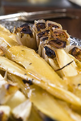 Image showing Grilled parsley and garlic in honey sauce 