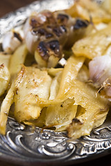 Image showing Grilled parsley and garlic in honey sauce 