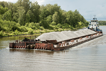 Image showing River barge