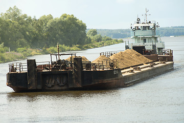 Image showing River barge