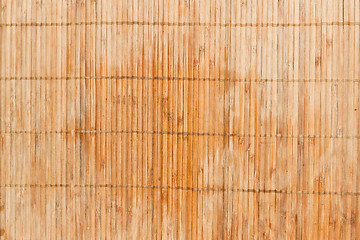 Image showing Bamboo mat background.