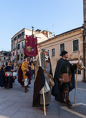 Image showing Parade of Medieval Characters