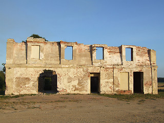 Image showing Old ruin - abandoned building