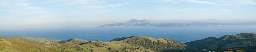 Image showing Strait of Gibraltar, Morocco background