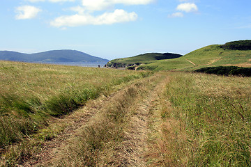 Image showing Road to the sea