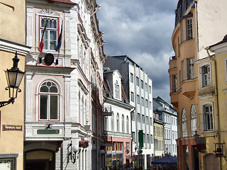 Image showing Old town street
