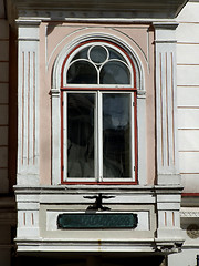 Image showing Old ornamented window