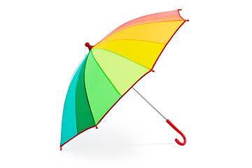 Image showing colorful umbrella